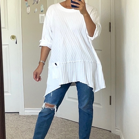 100% Cotton Focus Casual Collection Tunic Top - Picture 3 of 15